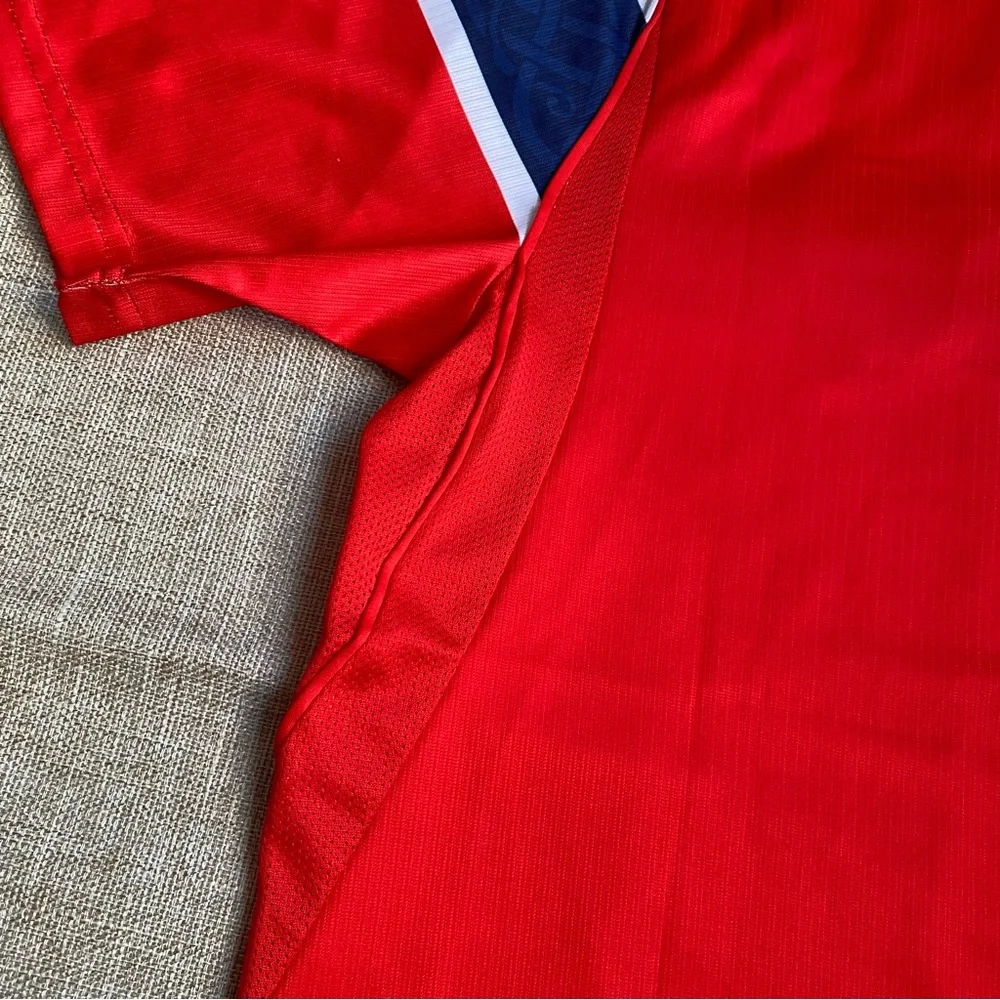 Nike Red Norway-Style Soccer Tee